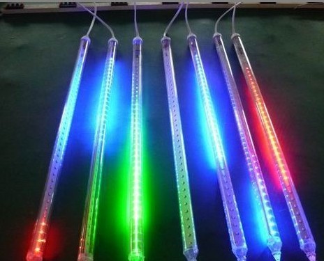 80cm單支鏤空流星雨LED裝飾燈 廣州鵬源廠商直供，點燃璀璨星空